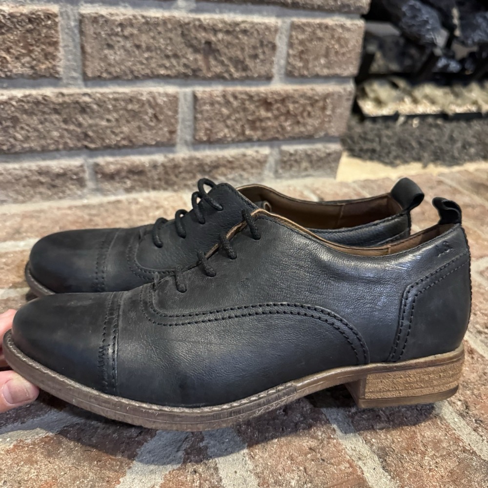 Josef Seibel Sienna 85 Oxford Casual Shoe Womens 7-7.5 EU 38 Black Leather #240 - Picture 3 of 16